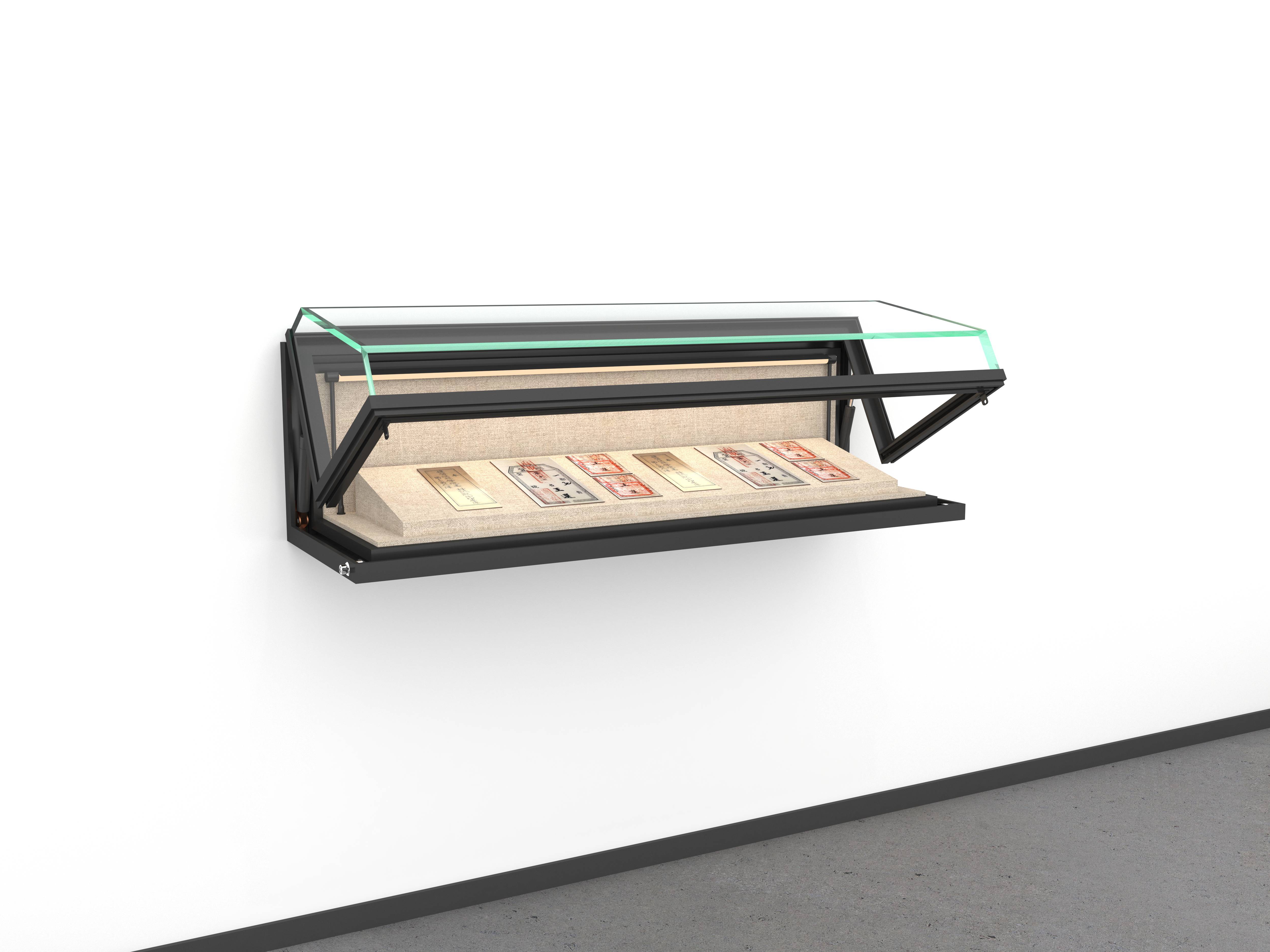 博物館懸掛展柜